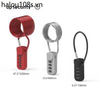 Vòng Lò Xo Dây Thép Dây Kết Hợp Khóa Túi Đi Học Ba Lô Xe Đẩy Vali Nhỏ Mini Chống Trộm Ổ Khóa