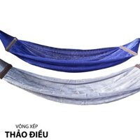 võng lưới xếp nặng 1,5kg loại cán thép cán nhựa cao cấp