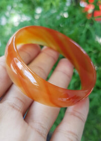 Vòng mã não size 52mm - Đỏ