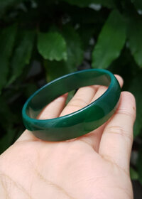 Vòng mã não size 52mm - Xanh