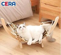 Võng Mèo Cao Cấp (Trọn Bộ Khung Gỗ và Võng) - Võng 001