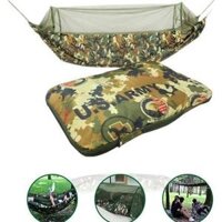 Võng Mùng Quân Đội - Võng Mùng Du Lịch Chống Muỗi 3 Lớp Cao C