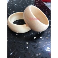 Vòng Nam Mới Giả Ngà hay Xương Mỹ Nghệ Bản Hẹ to Ni 65mm cao 29mm dầy 13mm Nam 62kg - 75kg đeo rẻ đẹp 330k/1c