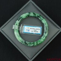 Vòng Ngọc Cẩm Thạch bản tròn xanh vân đậm ni 50