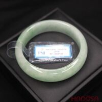Vòng Ngọc Cẩm Thạch lá hẹ xanh đều ni 53
