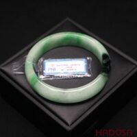 Vòng Ngọc Cẩm Thạch sơn thủy lá hẹ 56mm đặc biệt cao cấp