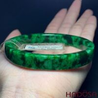 Vòng Ngọc Cẩm Thạch sơn thủy bản vuông ni 58mm đặc biệt cao cấp