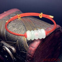 Vòng ngũ điếu cẩm thạch trắng lý