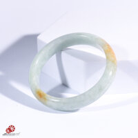 Vòng nguyên khối Cẩm Thạch - Jadeite tự nhiên 100 - Chất ngọc đẹp nuôi dưỡng thân tâm an lạc - Hợp tất cả các mệnh  VietGemtones