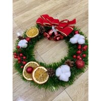 Vòng nguyệt quế noel cao cấp
