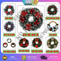 Vòng Nguyệt Quế Trang Trí Giáng Sinh Tổng Hợp Treo Tường Treo Cửa Vòng Hoa Trang Trí Decor Noel 2024