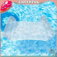Võng nước có thể gập lại Nệm bơi nổi bơm hơi có sequin