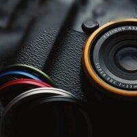 Vòng Ống Kính Kim Loại Màu Nhẫn Trang Trí Cho Máy Ảnh Fuji X100V X100VI X100F X100T X100S