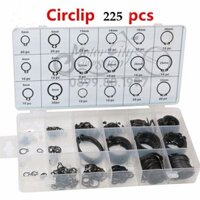 Vòng Phanh Phe Chân Trục, Phanh trục, vòng lò xo, phe gài trục, vòng chặn ngoài, long đen, vòng đệm 225PC