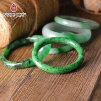 Vòng phỉ thúy Jadeite Jade liền khối - Ngọc Quý