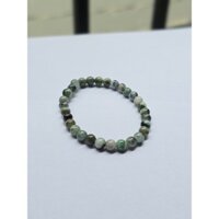 Vòng phỉ thuý vân hoa lục Miến Điện loại A.