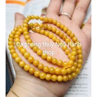 Vòng quấn 3 jade hoang phi size 6mm siêu đẹp