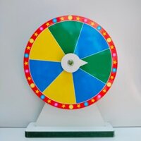 Vòng Quay ( may mắn lucky 7 ô viền đỏ - Kt: 25cm x 35cm)