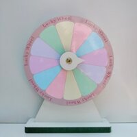 Vòng Quay ( May Mắn Màu Nhạt Viền Nâu nhạt 12 ô - Kt: 25cm x 35cm)