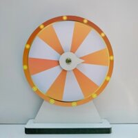 Vòng Quay May Mắn (Trắng Cam 12 ô - Kt: 25cm x 35cm)