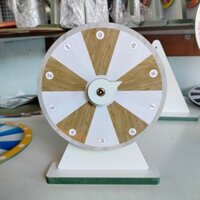 Vòng quay may mắn ( Vân Gỗ - 10 ô - Đường Kính 40cm Cao 50cm)