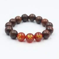 Vòng tam hợp Tỵ – Dậu – Sửu gỗ Tử Đàn