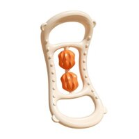 Vòng tập yoga mới có con lăn cam massage mở vai lưng vòng kéo dài pilates yoga hỗ trợ kéo dài