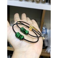 Vòng tay 5 điếu sơn thuỷ mix dây công việc may mắn
