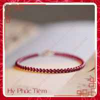 Vòng Tay ❤️ Đá Garnet Ngọc Hồng Lựu ❤️ - 060