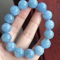 Vòng Tay Aquamarine Tự Nhiên Nữ Dưỡng Ẩm Làm Đẹp Vẻ Đẹp Dưỡng Ẩm Vòng Tay Pha Lê Xanh Quà Tặng Cặp Đôi Nữ Sinh Thời Trang Mùa Hè20250324