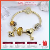 Vòng tay bạc 925 cao cấp - Vòng tay Honey Bee, chú ong vàng chăm chỉ, ý nghĩa sự nghiệp, tình yêu, tiền tài - DNB038