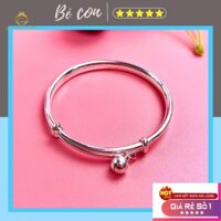 Vòng Tay Bạc Cho Bé💝FREESHIP💝Lắc Tay Bạc Có Chuông Cho Bé ,Có thể điều chỉnh cỡ| vong tay bac VTBMC0003- Trang sức BMC