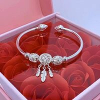 Vòng tay bạc Dreamcatcher dành cho nữ, ánh sáng luxur