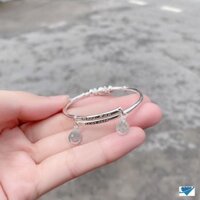 Vòng tay bạc khắc tên cho bé