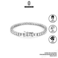 Vòng tay bạc nam, vòng tay tennis đính đá Cz - Thiết kế tinh tế, sang trọng, Chính Hãng - Dễ phối đồ