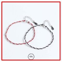 Vòng tay bạc nữ dây đôi Braclew – Lắc tay bạc ViVi_Gift