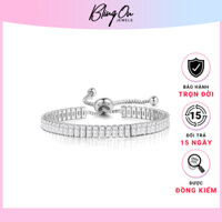 Vòng tay bạc Pandora đá lớn lấp lánh 2066SV - Phong cách Hàn Quốc - Giao hàng nhanh