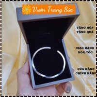 Vòng Tay Bạc S925 Cuff Nam Nữ- Lắc Tay Cuff Nam Nữ Bạc Ý basic dễ đeo Vườn Trang Sức