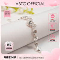 Vòng tay bạc Vàng bạc trịnh gia hình gấu dễ thương - Lắc tay bạc nữ VBTG2146