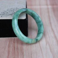 Vòng Tay Bản Hẹ Ngọc Cẩm Thạch size 54