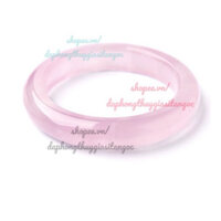 Vòng tay bản liền th.anh hồng tnhien vân xớ ngẫu nhiên size 50-58mm