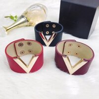 Vòng tay bản to chữ V cao cấp