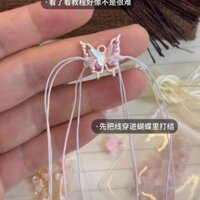 Vòng Tay Bướm Hoa Niche Sáng Tạo Handmade Treo DIY Dệt Bạn Gái Bạn Bè #DIYSL0309#