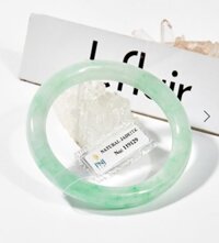 Vòng Tay Cẩm Thạch Phỉ Thúy Jadeite 55 mm Kiểm định PNJ