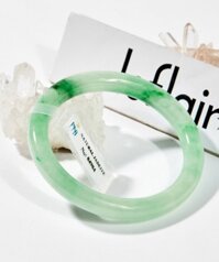 Vòng Tay Cẩm Thạch Phỉ Thúy Jadeite 55 mm Kiểm định PNJ