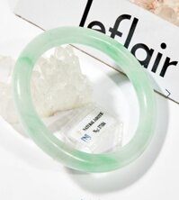 Vòng Tay Cẩm Thạch Phỉ Thúy Jadeite 53 mm Kiểm định PNJ