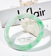 Vòng Tay Cẩm Thạch Phỉ Thúy Jadeite 55 mm Kiểm định PNJ