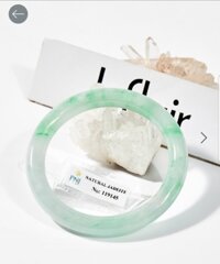 Vòng Tay Cẩm Thạch Phỉ Thúy Jadeite 56 mm Kiểm định PNJ