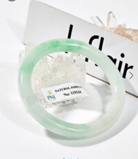 Vòng Tay Cẩm Thạch Phỉ Thúy Jadeite 51 mm Kiểm định PNJ