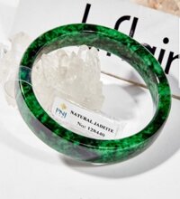 Vòng Tay Cẩm Thạch Sơn Thủy Bản Vuông 53 mm Kiểm định PNJ